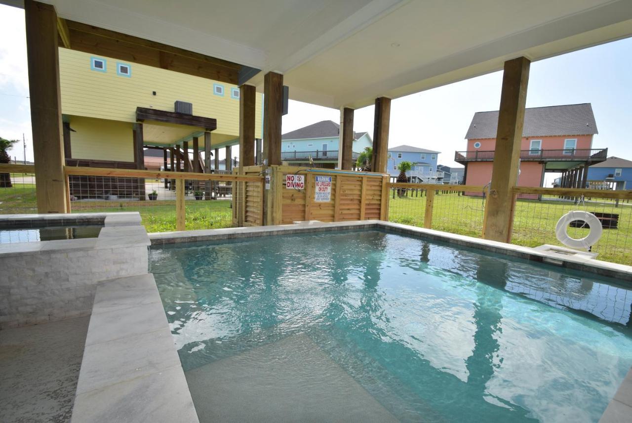 Villa Beach Sands 1 New Build Private Pool-Hut Tub Bolivar Peninsula Exterior foto