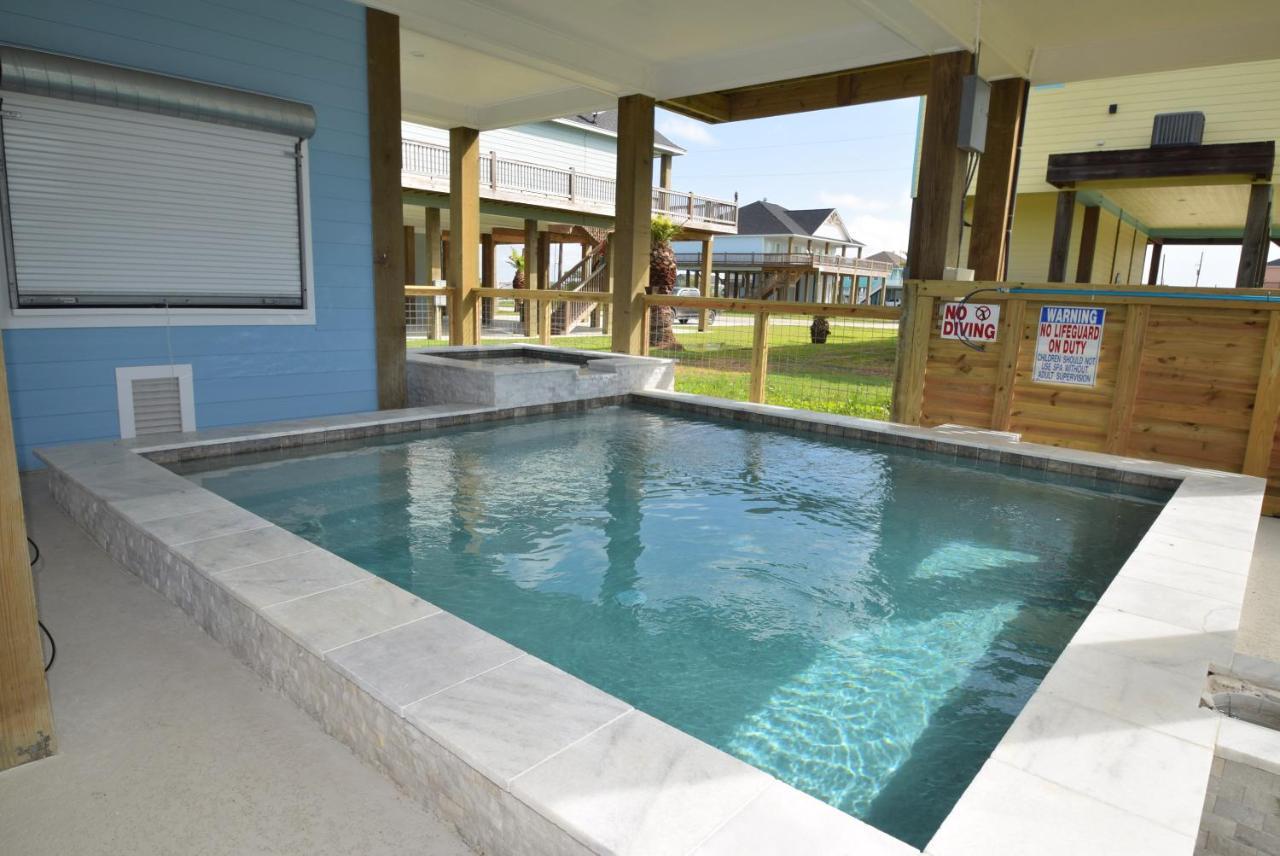 Villa Beach Sands 1 New Build Private Pool-Hut Tub Bolivar Peninsula Exterior foto